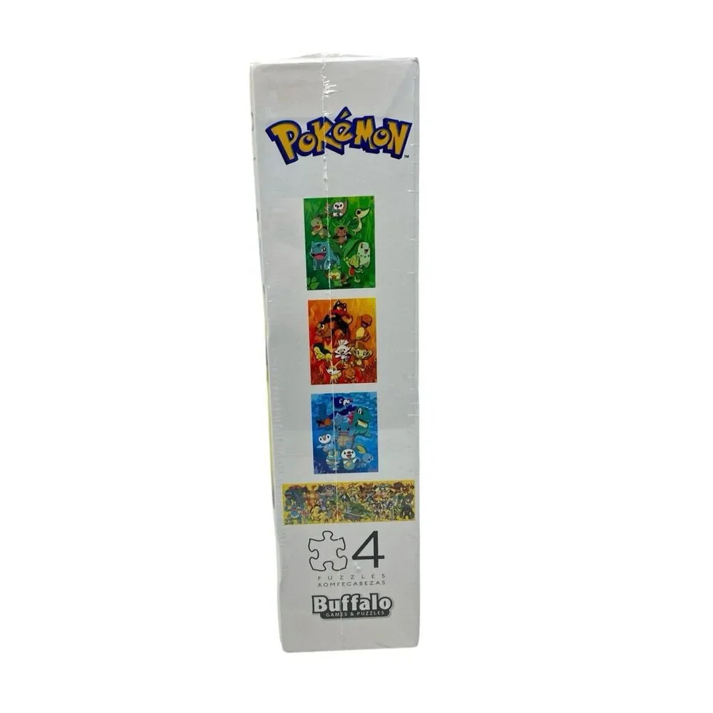 4 Pokémon Puzzles‎ Charizard Squirtle 300 500 Piece Panoramic Set Buffalo Games